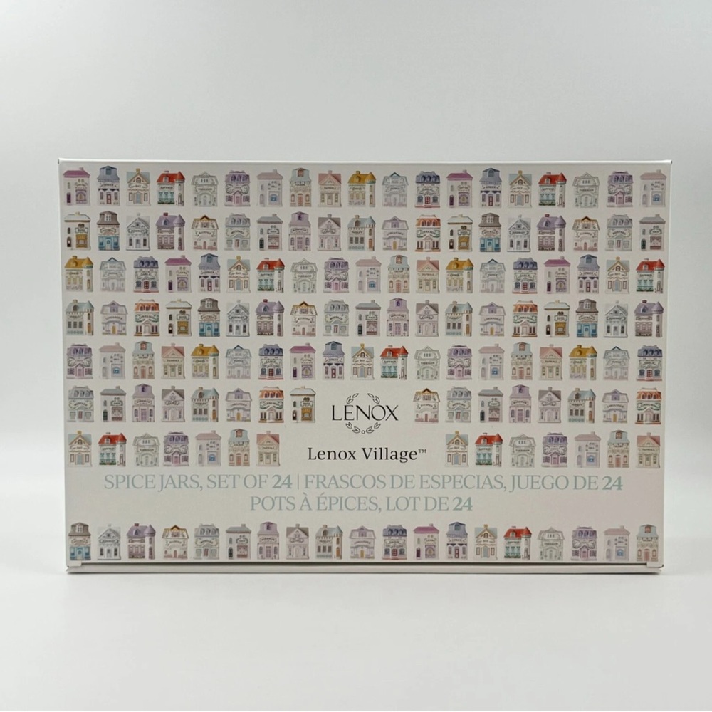 Lenox Spice Village 24 Piece Jar Complete Full Set 2024 Collection - NEW IN BOX - Picture 1 of 6